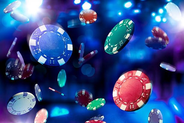 Baccarat shoe and dealer action Baccarat shoe with card dealing and live dealer in Hip Hop Panda studio